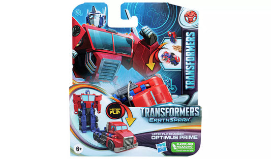 TRANSFORMERS EARTHSPARK 1 STEP FLIP ASST - OPTIMUS PRIME