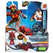 TRANSFORMERS EARTHSPARK 1 STEP FLIP ASST - TERRAN TWITCH