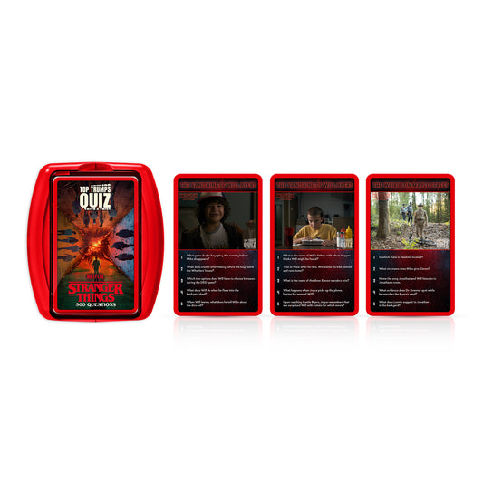 TOP TRUMPS QUIZ STRANGER THINGS