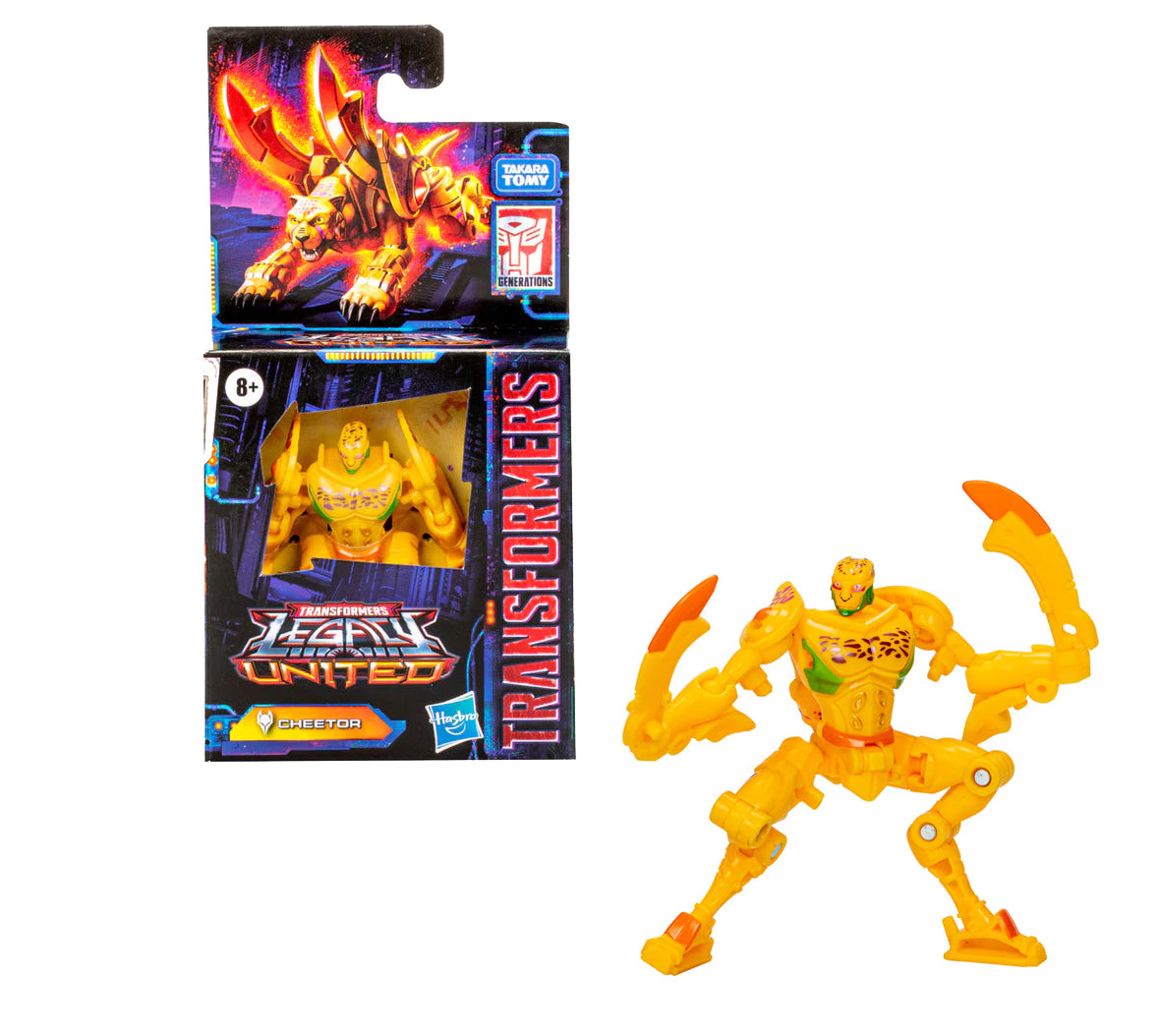 TRANSFORMERS LEGACY UNITED  CORE BM CHEETOR ACTION FIGURE