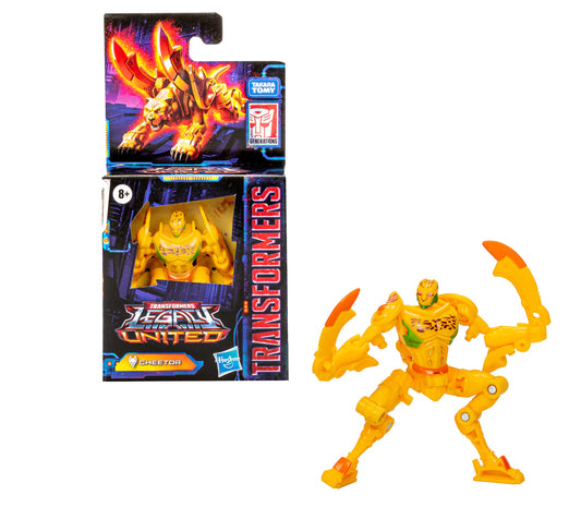 TRANSFORMERS LEGACY UNITED  CORE BM CHEETOR ACTION FIGURE
