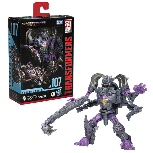 TRANFORMERS GENERATION STUDIO SERIES DLX TF7 SCORPONOCK