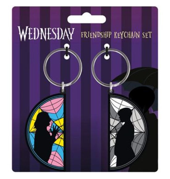 WEDNESDAY "FRIENDSHIP" PVC KEYCHAIN SET