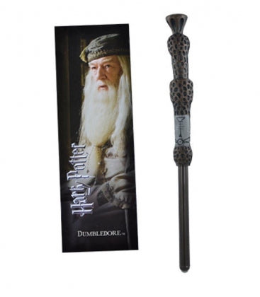 HARRY POTTER WAND PEN AND BOOKMARK - DUMBLEDORE