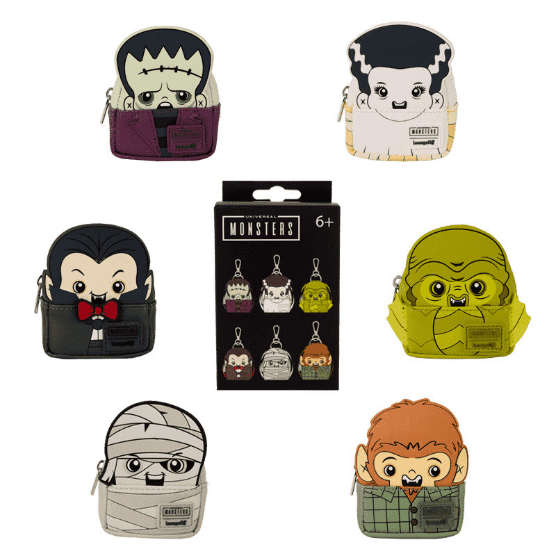 UNIVERSAL MONSTERS MYSTERY MINI BACKPACK KEYCHAIN BLIND BOX