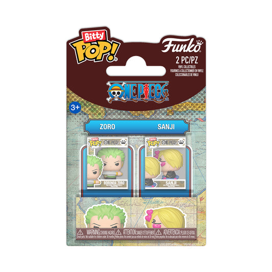 BITTY POP ONE PIECE ZORRO & SANJI 2PK