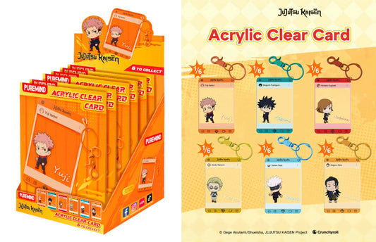 JUJUTSU KAISEN ACRYLIC CLEAR CARD BLIND BOX