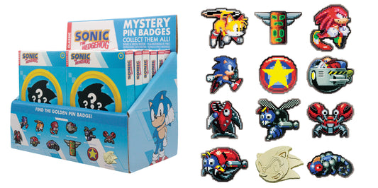 SONIC THE HEDGEHOG MYSTERY PIN BADGE BLIND BOX