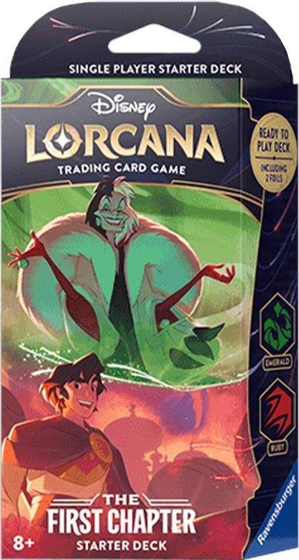 LORCANA TCG Starter Deck (DISNEY WAVE 1) EMERALD & RUBY