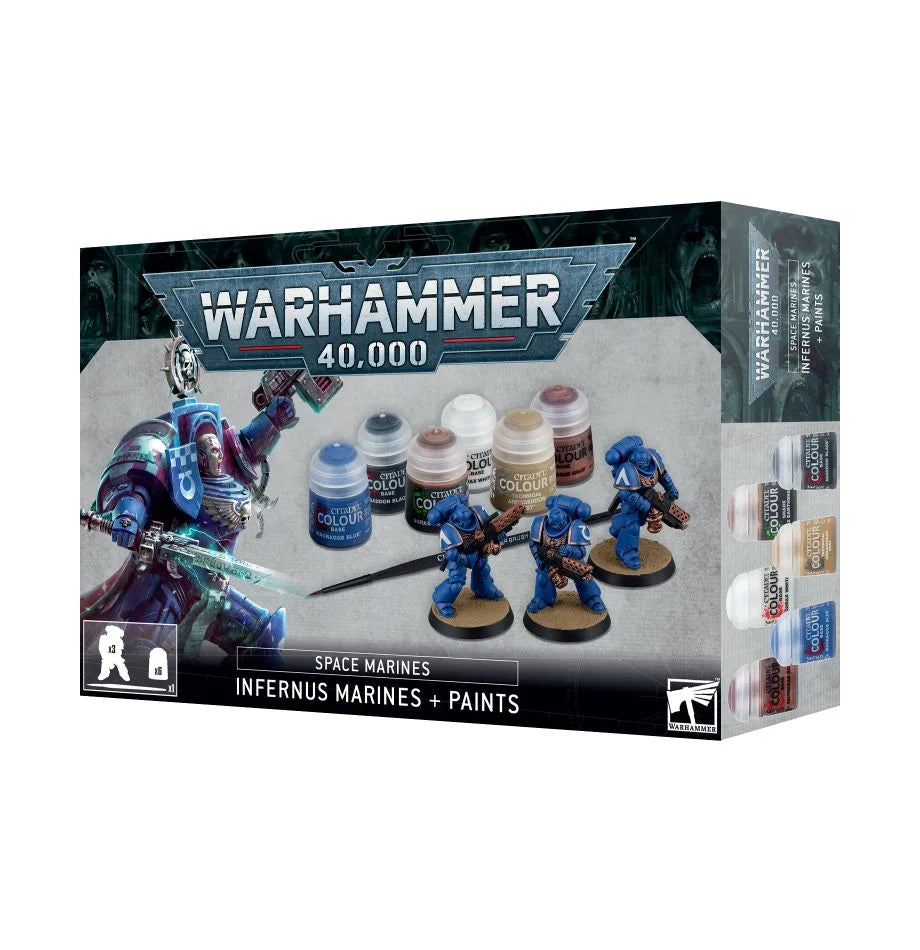 INFERNUS SPACE MARINES + PAINTS NEW EDITION 2023