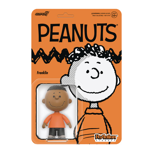 PEANUTS REACTION WV7 FRANKLIN 3-3/4IN ACTION FIGURE
