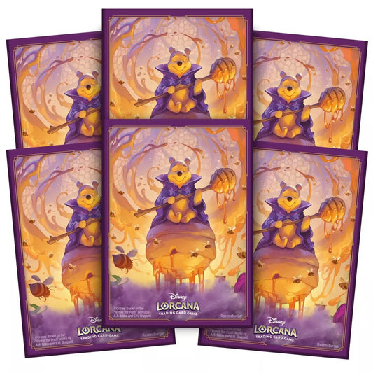 Disney Lorcana TCG Azurite Sea Set 6 - Pooh 65 Card Sleeves