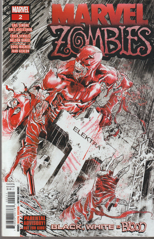 MARVEL ZOMBIES BLACK WHITE BLOOD #2