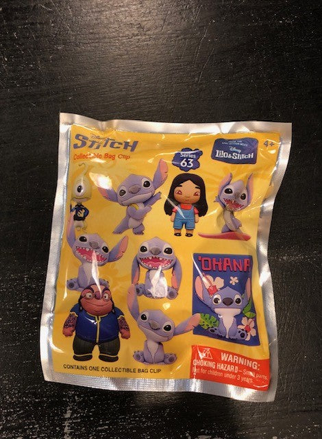 LILO & STITCH MOVIE 3D FOAM BAG CLIP
