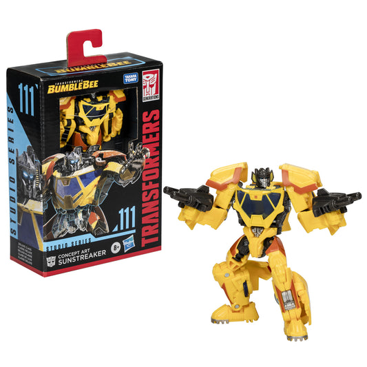 TRANSFORMERS STUDIO SERIES DLX MV6 SUNSTREAKER ACTION FIGURE