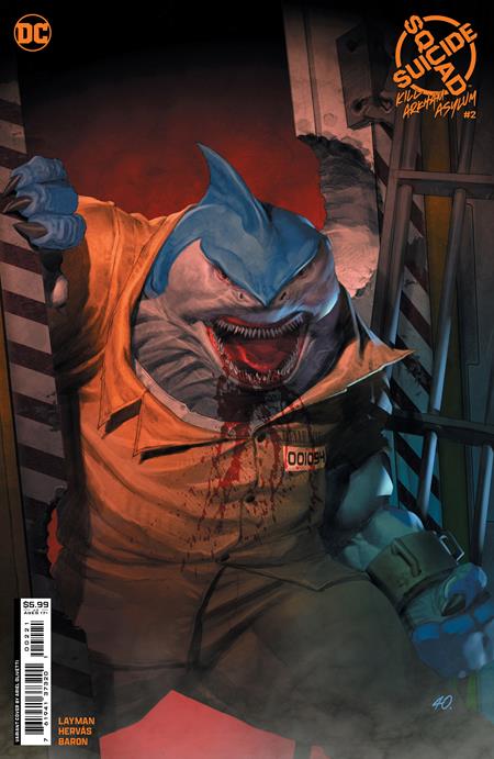 SUICIDE SQUAD KILL ARKHAM ASYLUM #2 (OF 5) CVR B ARIEL OLIVETTI CARD STOCK VAR