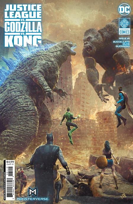 JUSTICE LEAGUE VS GODZILLA VS KONG #1 Second Printing