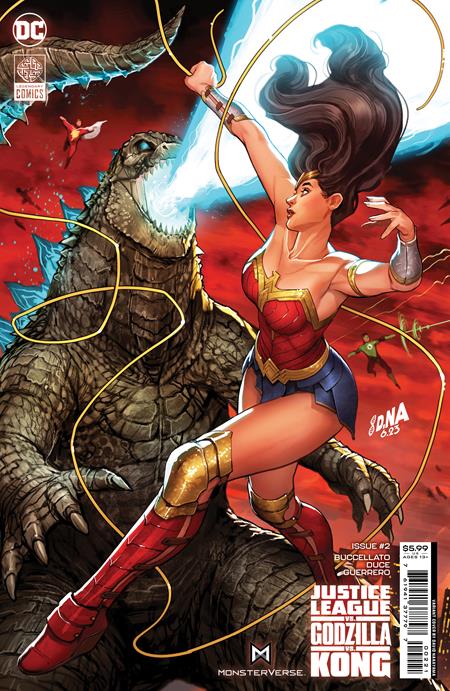 JUSTICE LEAGUE VS GODZILLA VS KONG #2 (OF 7) CVR B DAVID NAKAYAMA WONDER WOMAN C