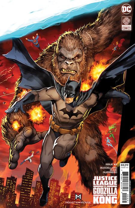JUSTICE LEAGUE VS GODZILLA VS KONG #2 (OF 7) CVR C DAVID NAKAYAMA BATMAN CONNECT