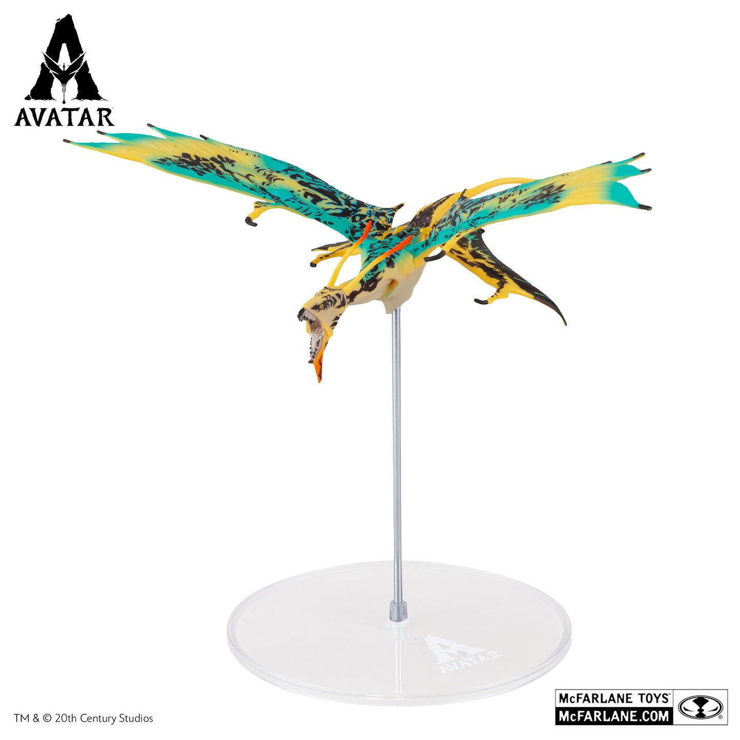 DISNEY AVATAR W.O.P YELLOW BANSHEE FIGURE