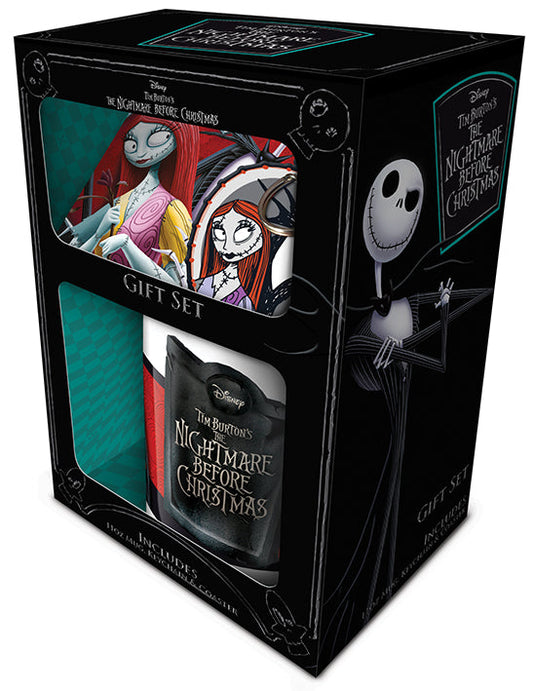 NIGHTMARE BEFORE CHRISTMAS MUG COASTER  & KEYCHAIN GIFT SET