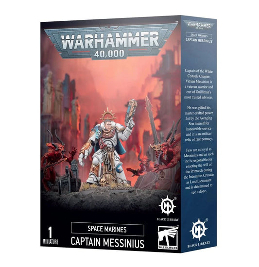 GWS WARHAMMER 40K BL WHITE CONSULS: CAPTAIN MESSINIUS