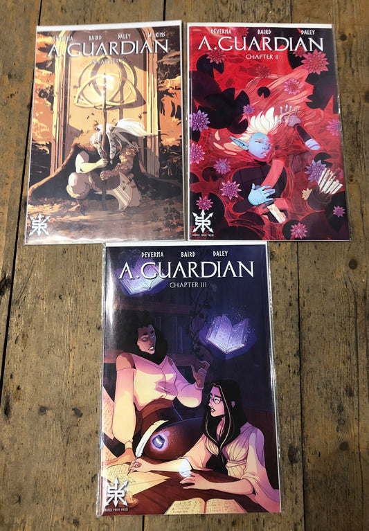 PRE-OWNED A GUARDIAN ISSUES #1-3 (FULL SET) (SOURCE POINT PRESS)