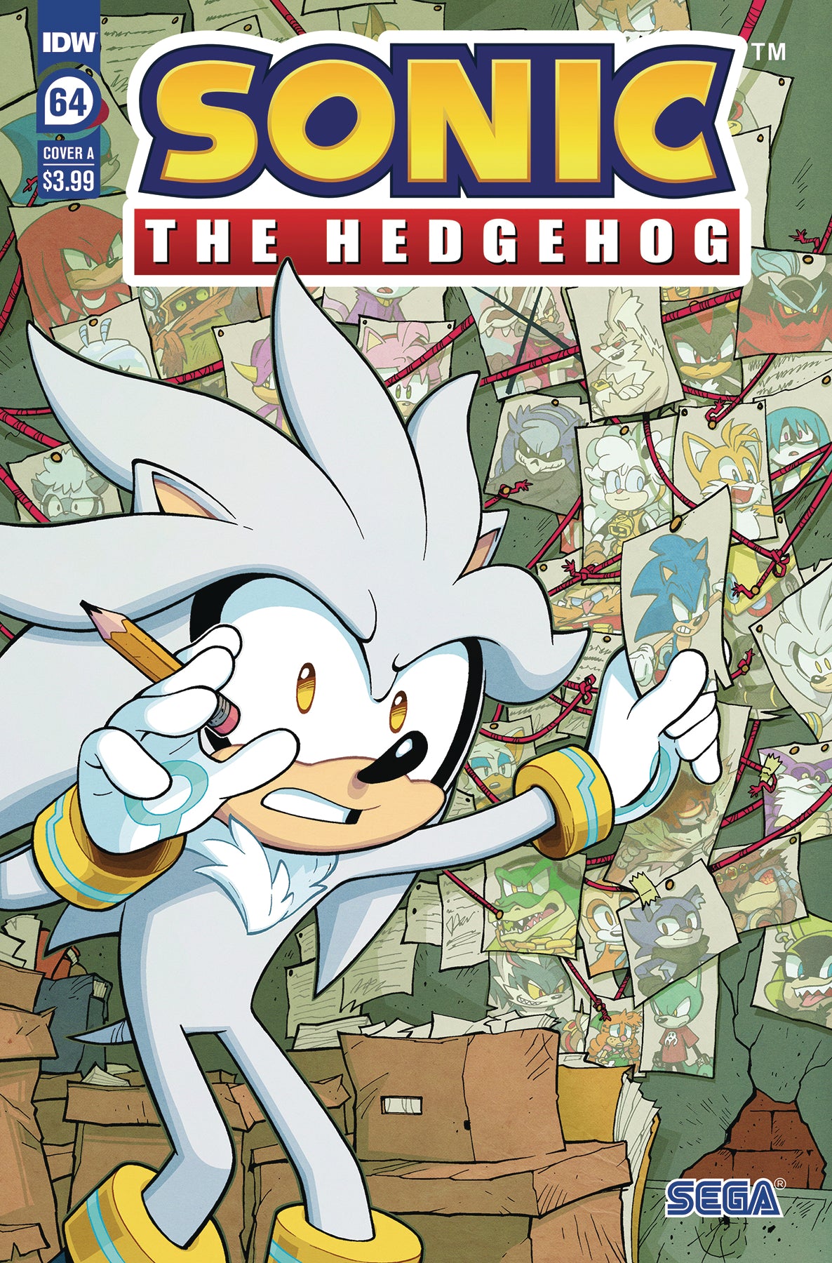 SONIC THE HEDGEHOG #64 CVR A LAWRENCE