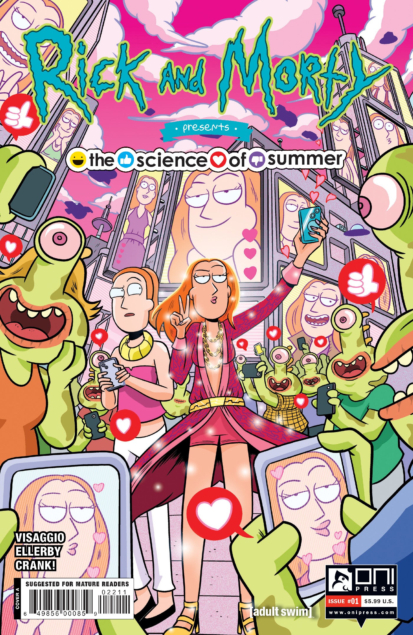 RICK AND MORTY PRESENTS SCIENCE OF SUMMER #1 COVER A