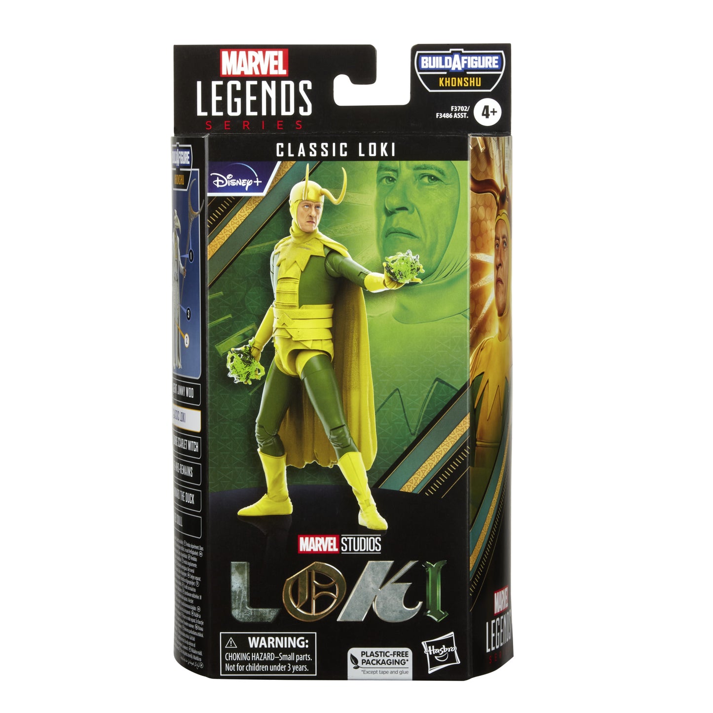 MARVEL LEGENDS 6IN DISNEY SER CLASSIC LOKI ACTION  FIGURE (BAF KHONSHU)