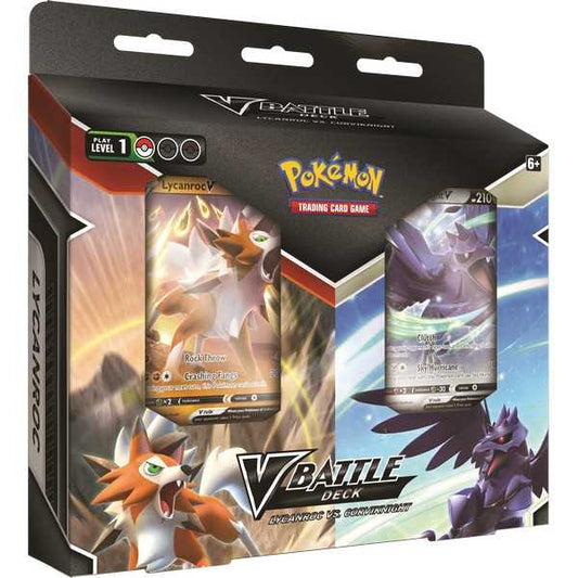 Pokemon TCG: Lycanroc V Vs Corviknight V Battle Deck Bundle