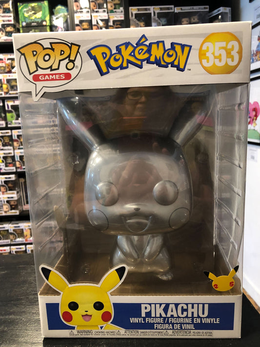 POP GAMES POKEMON PIKACHU 10IN METALIC VIN FIG