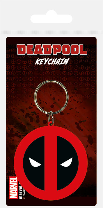 DEADPOOL (SYMBOL) RUBBER KEYCHAIN