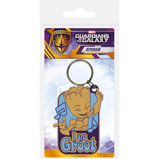 GUARDIANS OF THE GALAXY (I AM GROOT) RUBBER KEYCHAIN