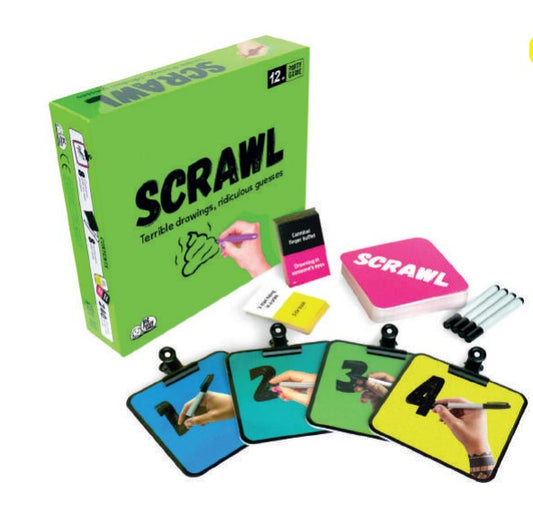 SCRAWL (GREEN) FAMILY PARTY GAME AGE 12+