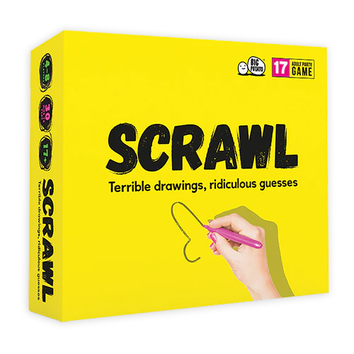 SCRAWL YELLOW (ADULT PARTY GAME) 17+