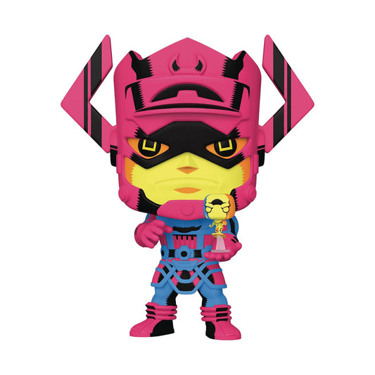 POP JUMBO MARVEL GALACTUS W/SILVER SURFER BLK LT