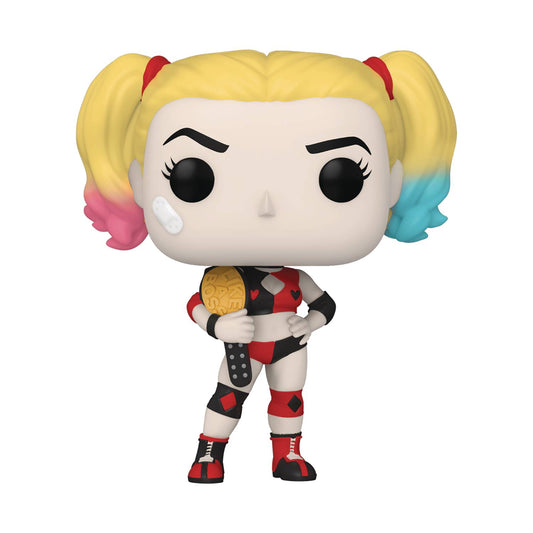 POP HEROES DC HARLEY QUINN W/BELT PREVIEWS EXCLUSIVE VINYL FIGURE