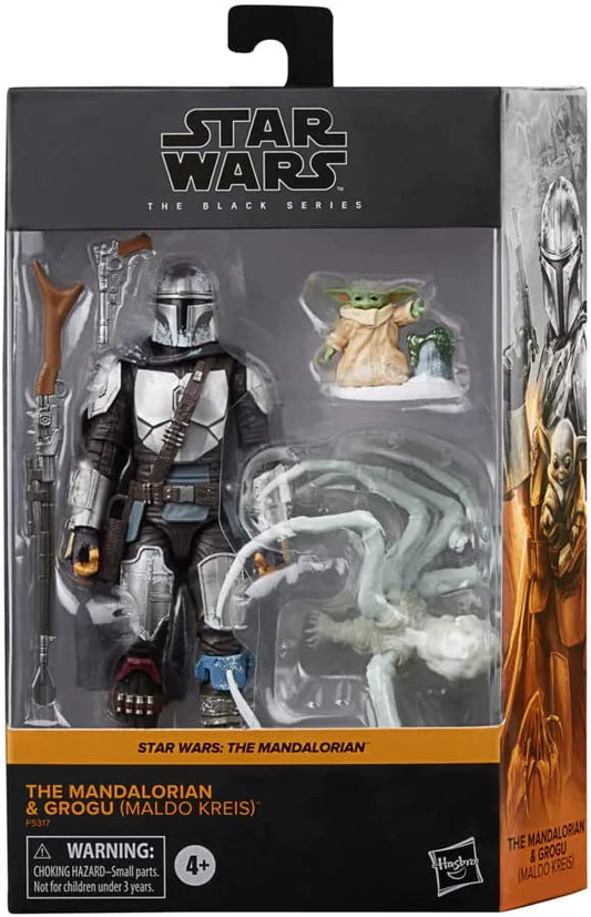 STAR WARS BLACK SERIES 6IN MANDALORIAN & GROGU AF