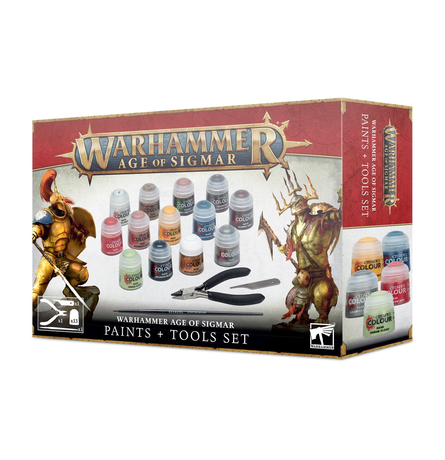 AGE OF SIGMAR PAINTS+TOOLS GWS