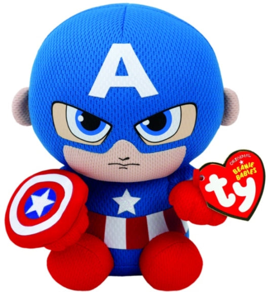 CAPTAIN AMERICA MARVEL BEANIE BABIE