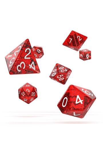 Oakie Doakie Dice RPG Set Speckled - Red (7)