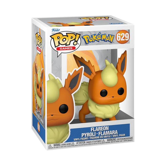 POP GAMES POKEMON FLAREON VIN FIG